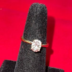 Moissanite ring